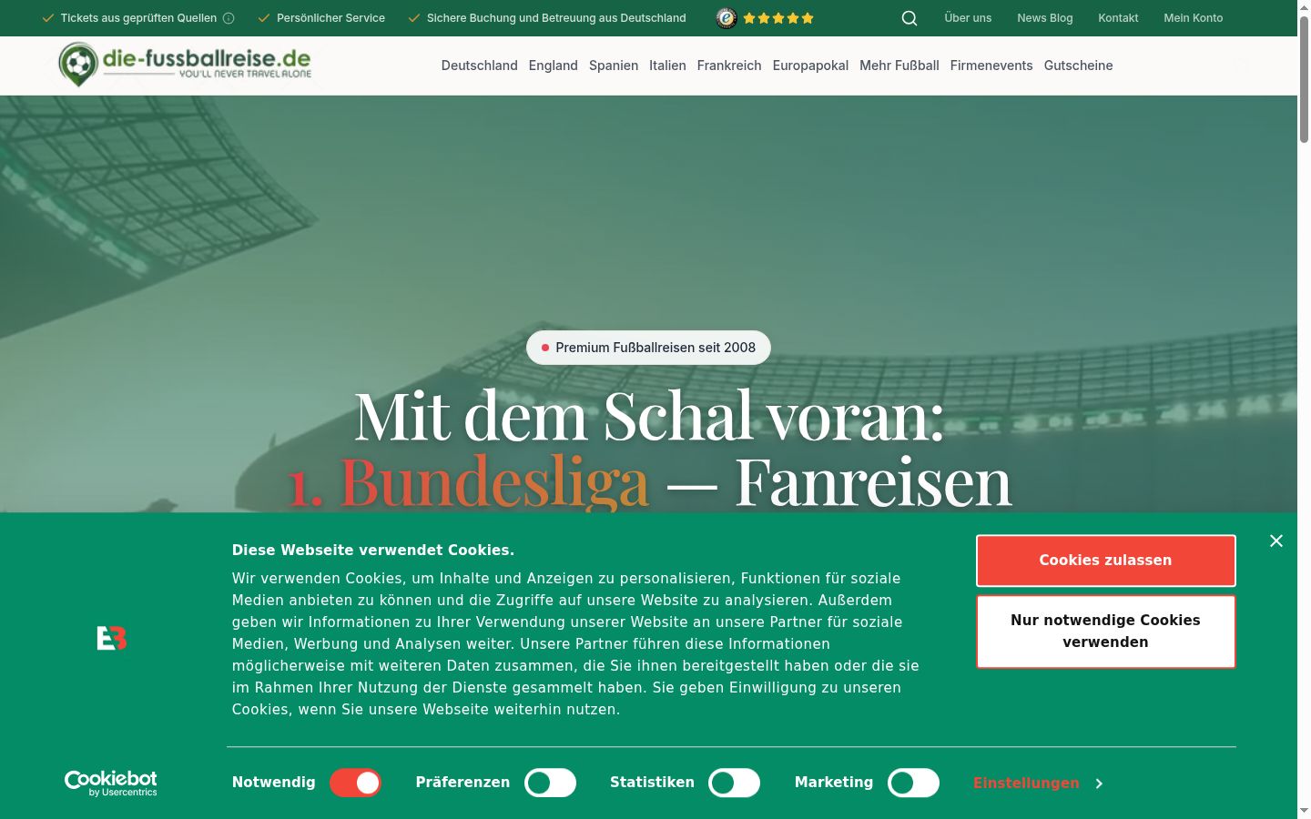 Snímka obrazovky banera súhlasu zobrazeného pred akoukoľvek interakciou