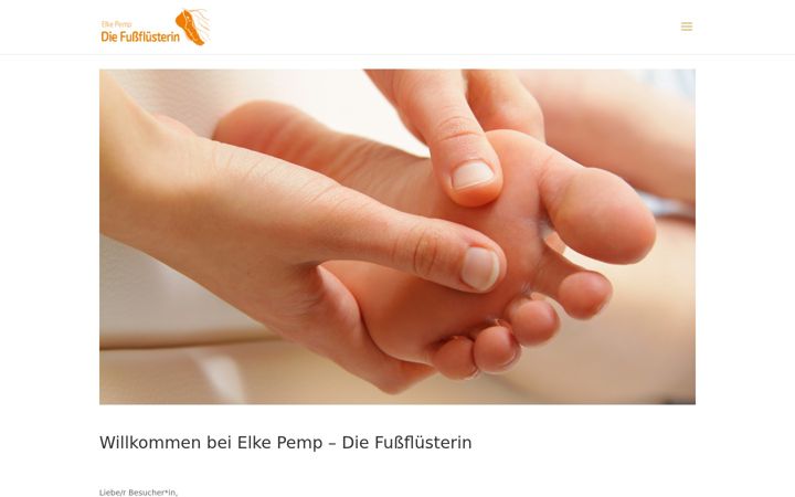 Screenshot of die-fussfluesterin.de