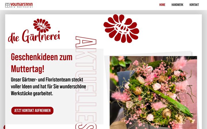 Screenshot of die-gaertnerei-wetter.de