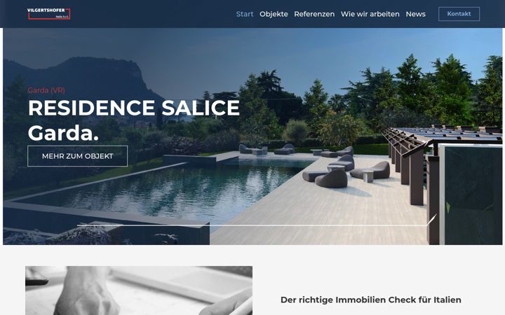 Screenshot of die-gardasee-immobilien.de