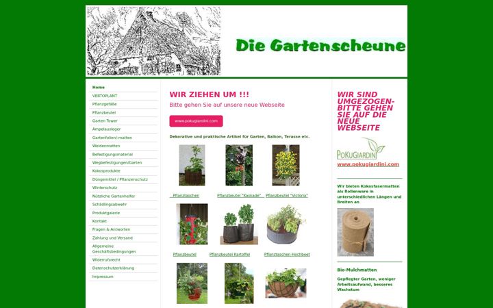 Screenshot of die-gartenscheune.de