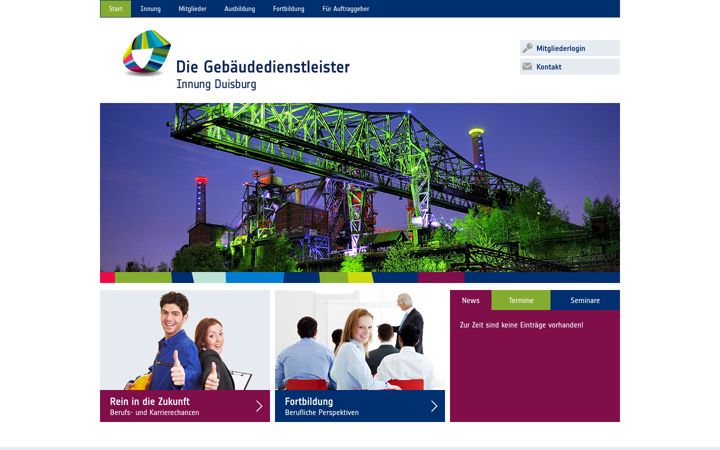 Screenshot of die-gebaeudedienstleister-duisburg.de