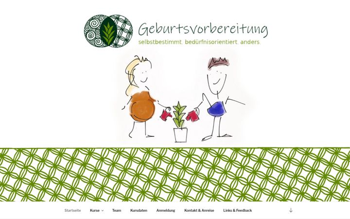 Screenshot of die-geburtsvorbereitung.ch
