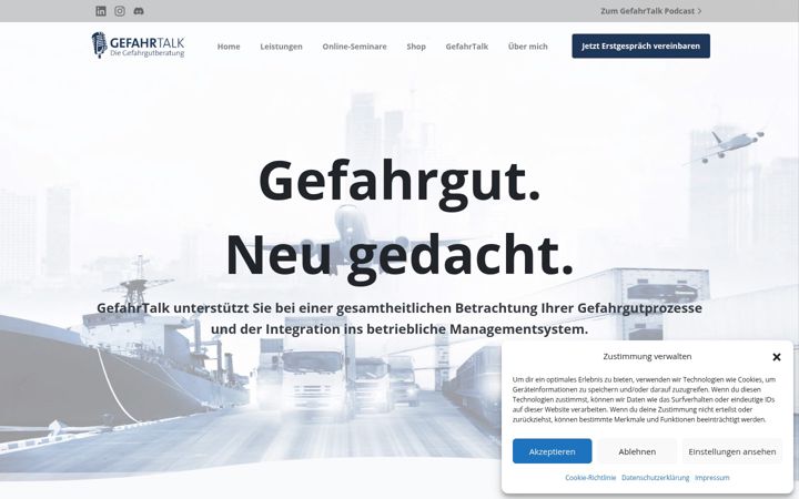 Screenshot of die-gefahrgutberatung.de