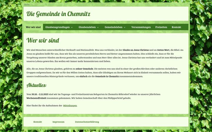 Screenshot di die-gemeinde-in-chemnitz.de