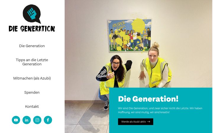 Screenshot of die-generation.de