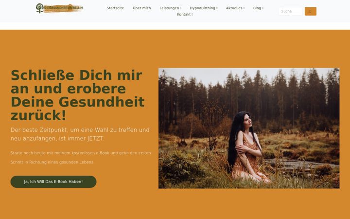 Snímek obrazovky die-gesundheitsrebellin.de