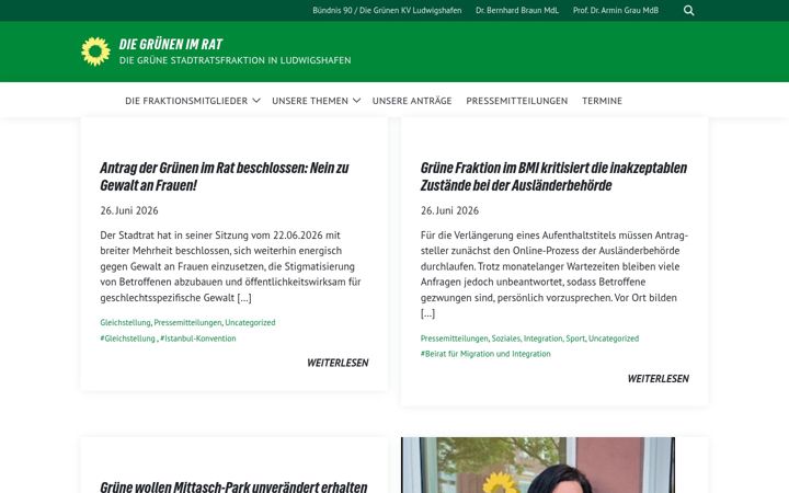 Screenshot of die-gruenen-im-rat.de