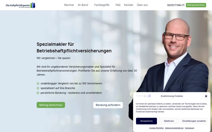 Screenshot of die-haftpflichtexperten.de