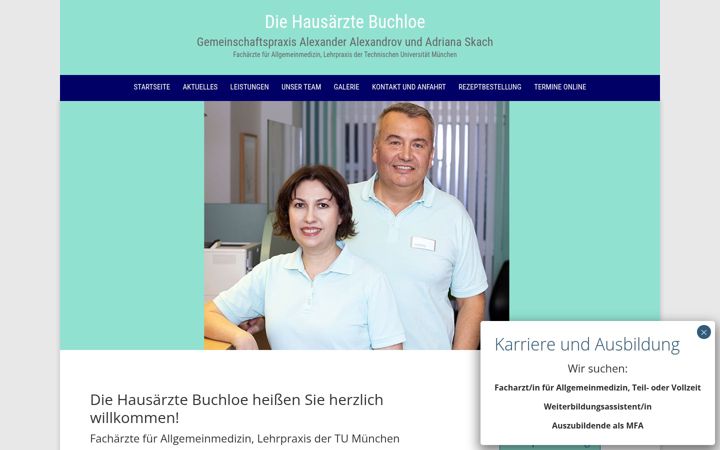 Screenshot di die-hausaerzte-buchloe.de