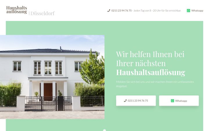 Screenshot of die-haushaltsaufloesung.de