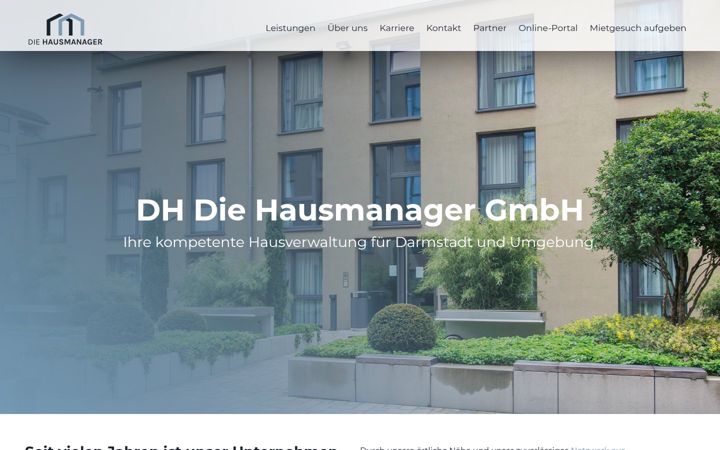 Screenshot of die-hausmanager.com