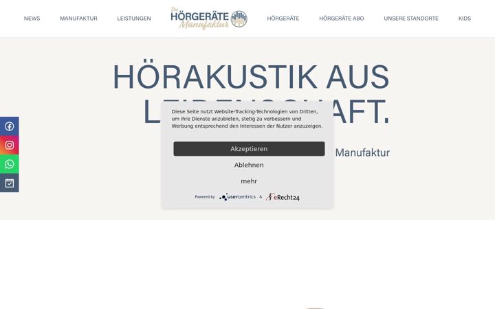 Screenshot di die-hoergeraete-manufaktur.de