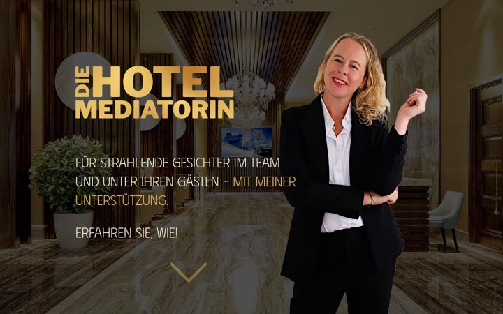 Ekraanipilt saidist die-hotelmediatorin.de