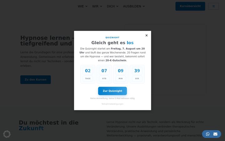 Screenshot of die-hypnoseakademie.de