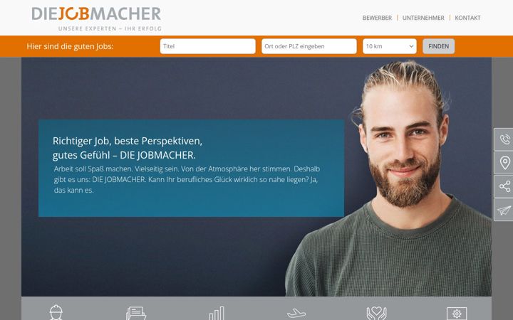 Screenshot of die-jobmacher.de
