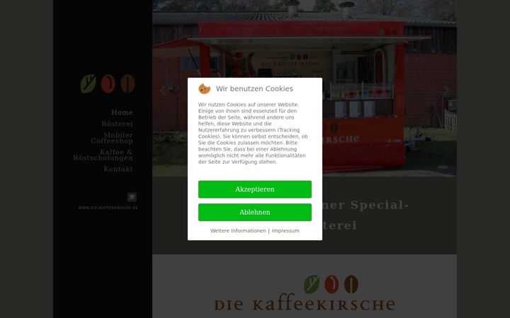 Screenshot of die-kaffeekirsche.de