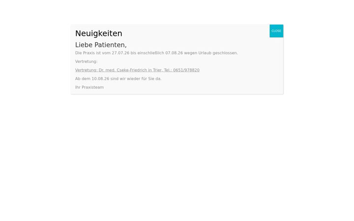 Screenshot of die-kinderaerzte-schweich.de