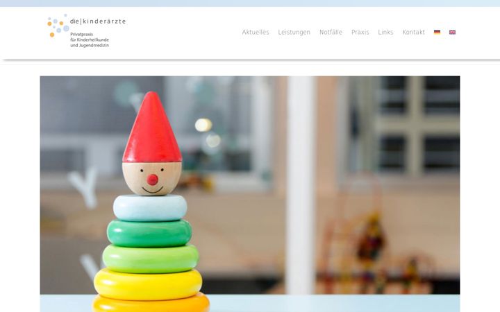 Screenshot of die-kinderaerzte.de