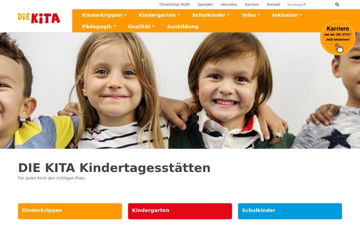 Screenshot of die-kita.de