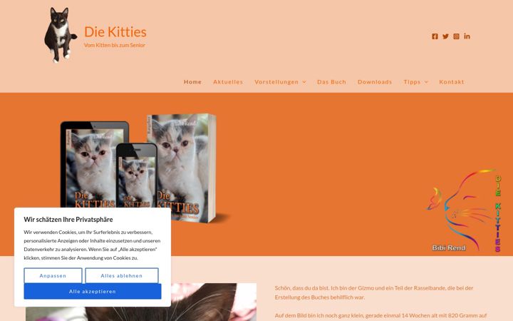 Screenshot of die-kitties.de