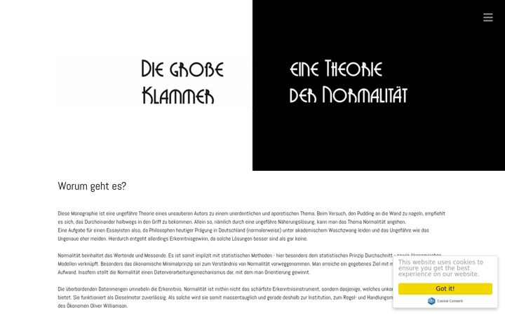 Screenshot of die-klammer.de
