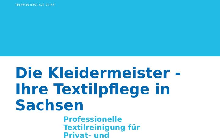 Zrzut ekranu die-kleidermeister.de