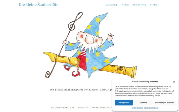 Screenshot of die-kleine-zauberfloete.de