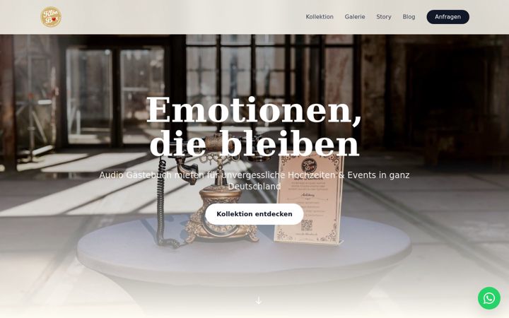 Screenshot of die-kloenbox.de