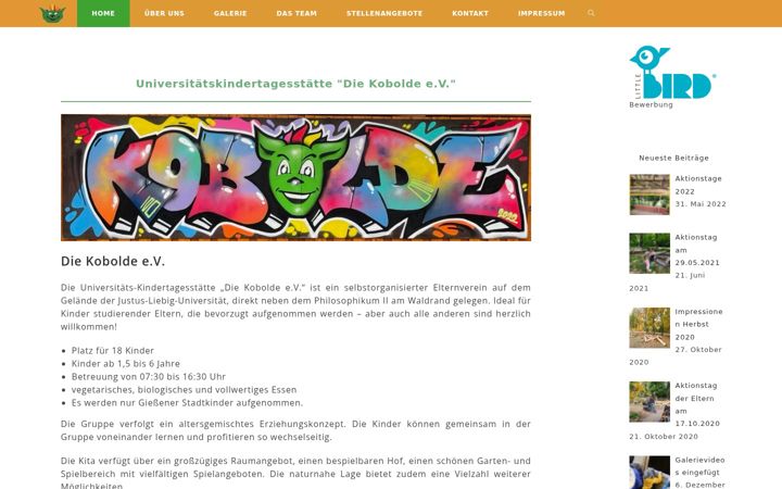 Screenshot von die-kobolde.de