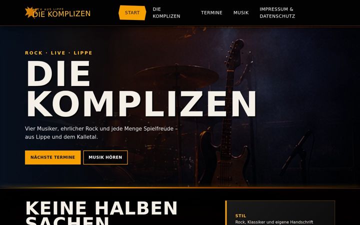 Екранна снимка на die-komplizen.net