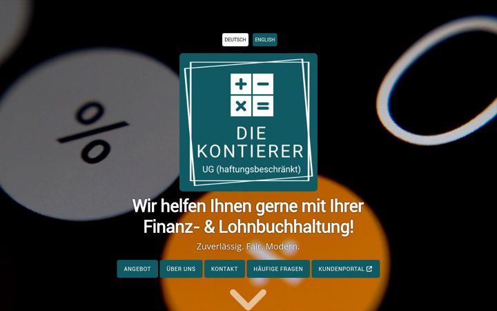Screenshot of die-kontierer.de