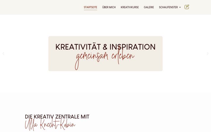 Screenshot of die-kreativzentrale.de