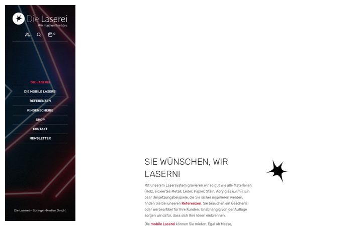 Screenshot of die-laserei.de