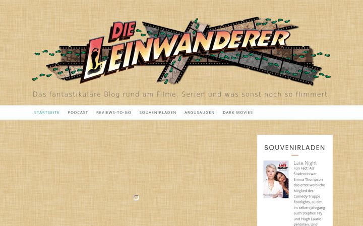 Zrzut ekranu die-leinwanderer.de