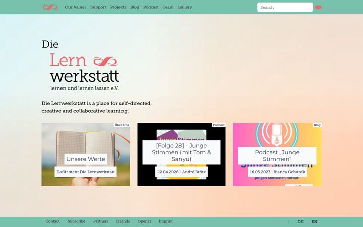 Screenshot of die-lernwerkstatt.org