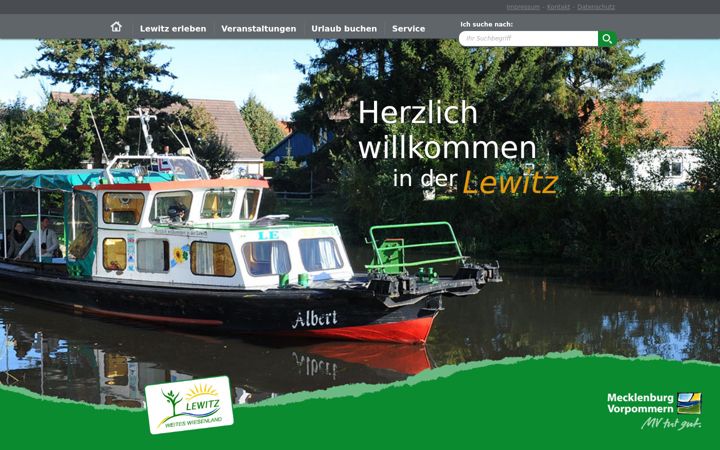 Zrzut ekranu die-lewitz.de