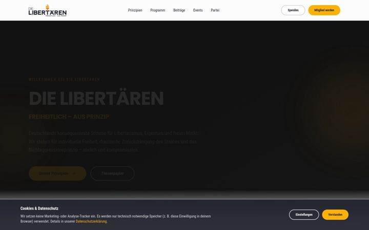 Zrzut ekranu die-libertaeren.de