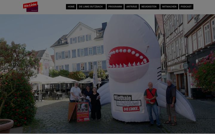 Zrzut ekranu die-linke-butzbach.de