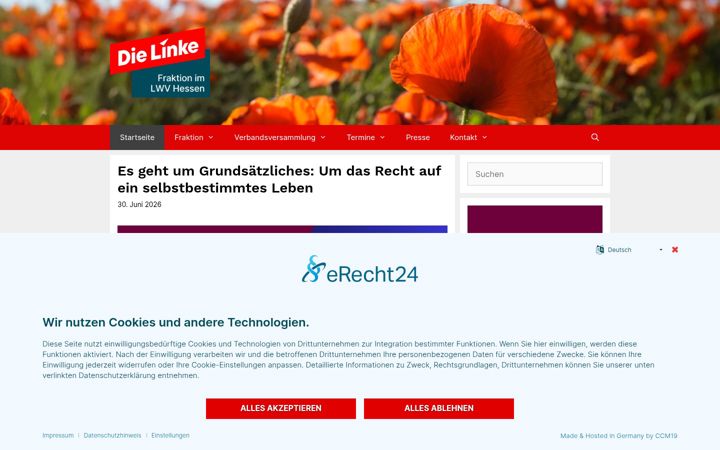 Screenshot του die-linke-im-lwv.de