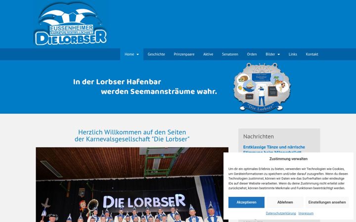 Screenshot von die-lorbser.de