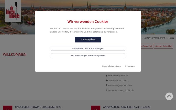 Screenshot του die-luebecker-ruderklubs.de