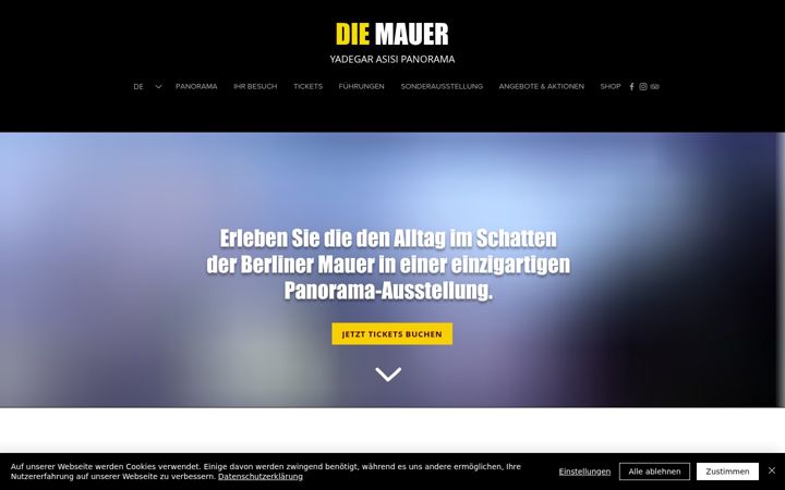Screenshot di die-mauer.de