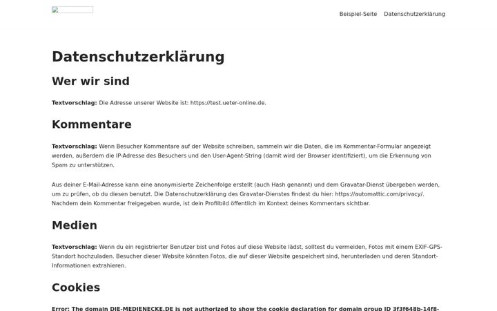Screenshot του die-medienecke.de