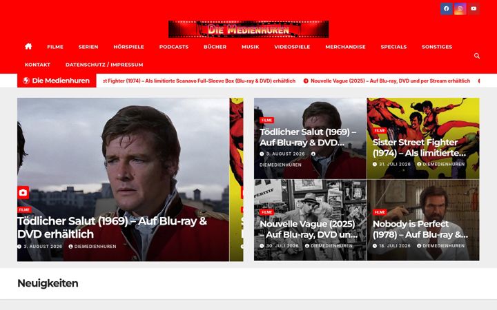 Screenshot di die-medienhuren.de