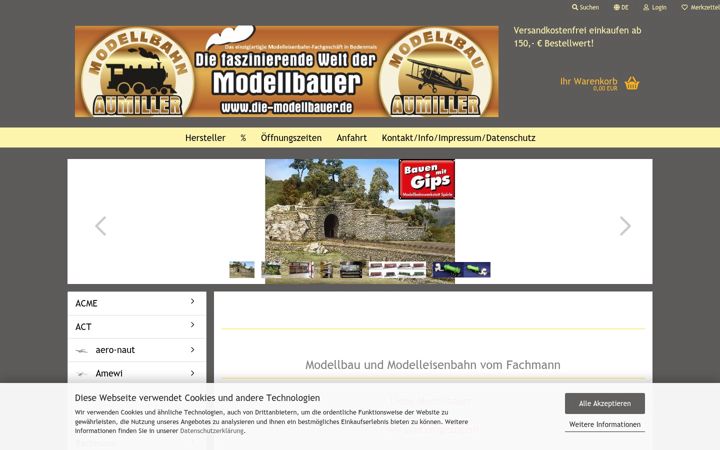 Screenshot von die-modellbauer.de