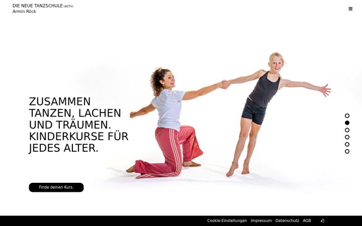 Screenshot di die-neue-tanzschule.de
