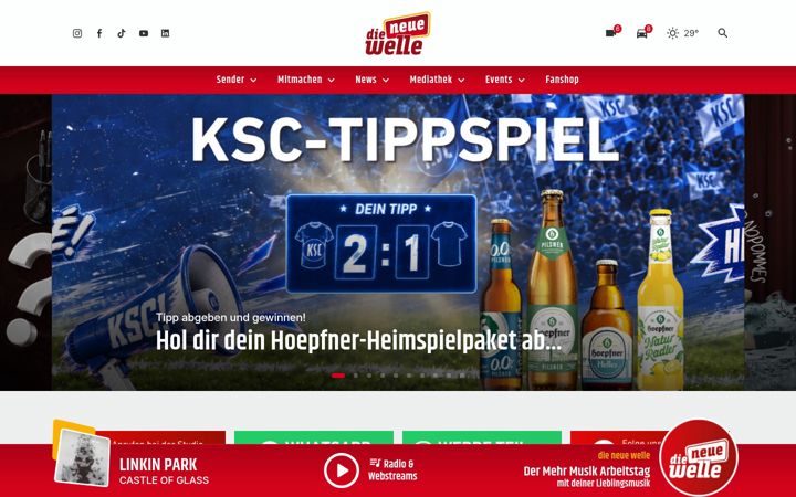 Screenshot of die-neue-welle.de