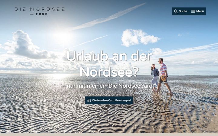 Screenshot of die-nordseecard.de