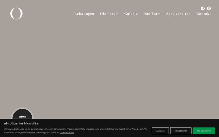Screenshot of die-o-zahnaerzte.de